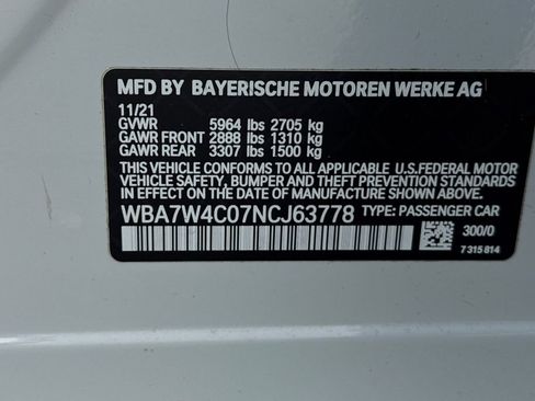 Used 2022 BMW 745e xDrive w/ M Sport Package image 35