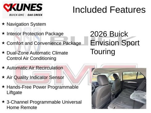 New 2026 Buick Envision Sport Touring AWD/4WD image 2