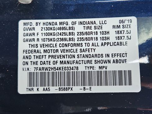 Used 2019 Honda CR-V EX image 26