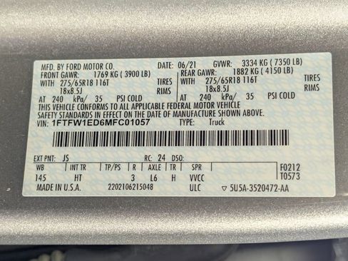 Certified 2021 Ford F150 Lariat image 27