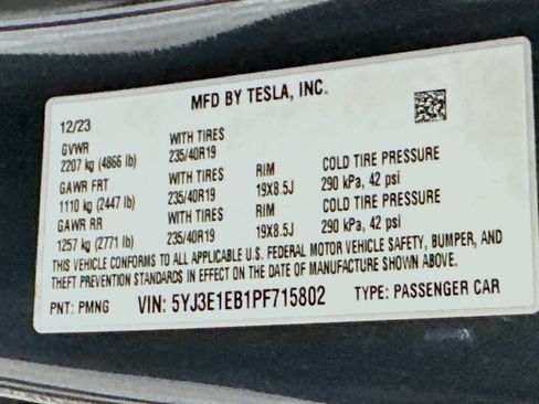 Used 2023 Tesla Model 3 Long Range AWD/4WD image 12