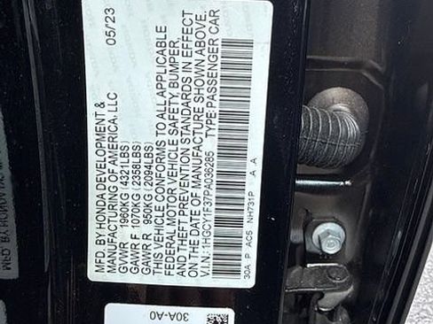 Used 2023 Honda Accord EX image 8