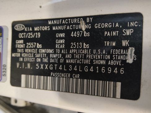 Used 2020 Kia Optima S FWD image 33