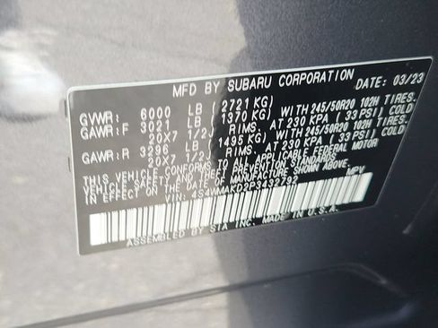 Used 2023 Subaru Ascent Onyx Edition Limited AWD/4WD image 16