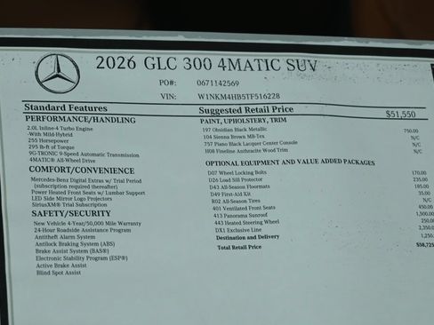 Used 2026 Mercedes-Benz GLC 300 4MATIC image 29