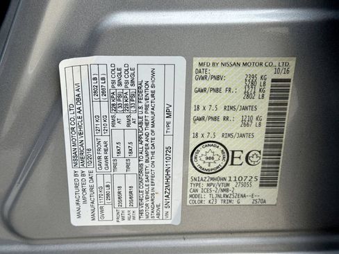 Used 2017 Nissan Murano Platinum AWD/4WD image 36