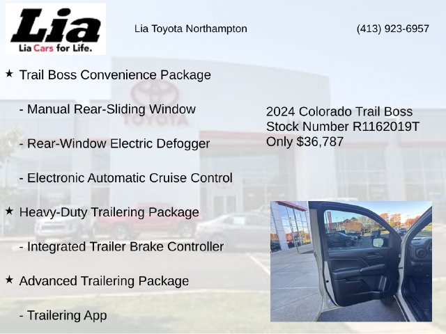 Used 2024 Chevrolet Colorado Trail Boss w/ Advanced Trailering Package AWD/4WD image 14
