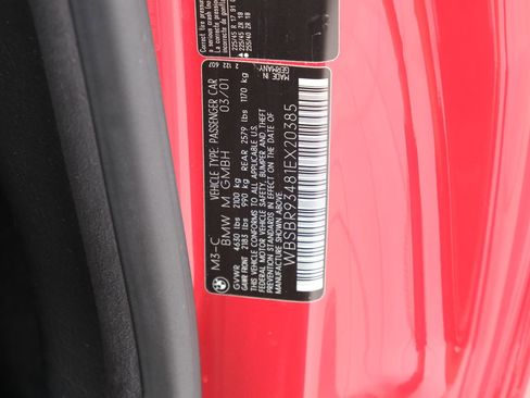 Used 2001 BMW M3 Convertible RWD image 33