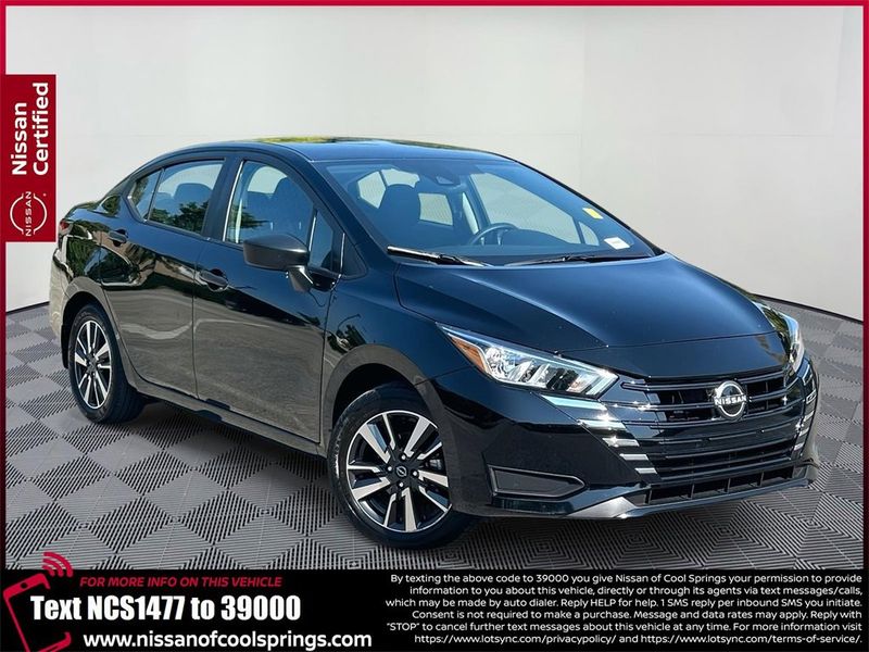 Certified 2024 Nissan Versa S w/ S Plus Package image 1