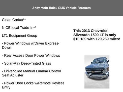 Used 2013 Chevrolet Silverado 1500 LT w/ All-Star Edition AWD/4WD image 4