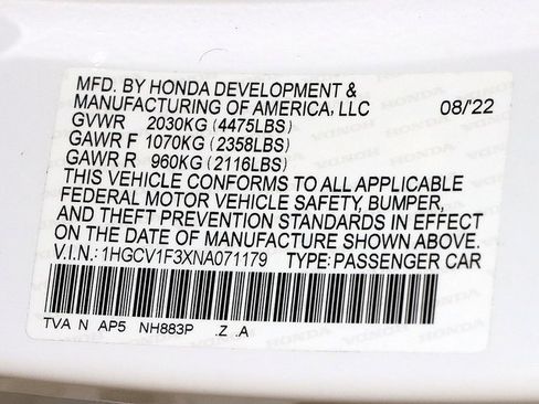 Used 2022 Honda Accord Sport image 37