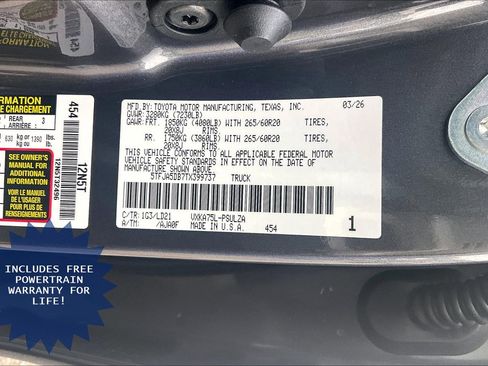New 2026 Toyota Tundra Limited AWD/4WD image 17