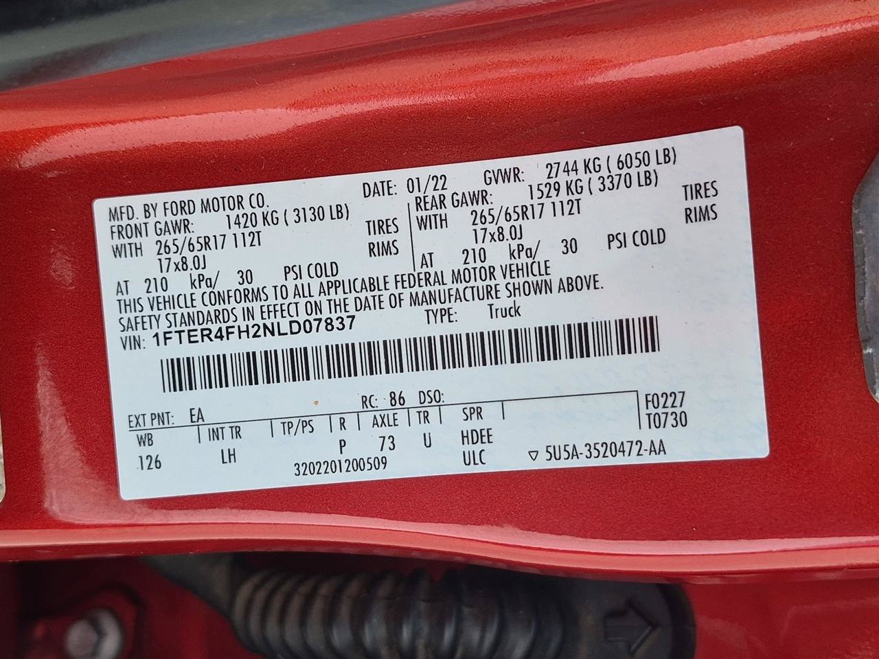 Used 2022 Ford Ranger XLT w/ Equipment Group 302A High AWD/4WD image 36