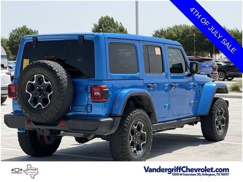 Used 2023 Jeep Wrangler Unlimited Rubicon 4xe w/ Cold Weather Group AWD/4WD image 4