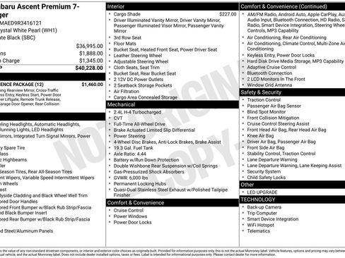 Used 2024 Subaru Ascent Premium w/ Convenience Package AWD/4WD image 23