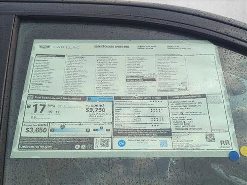 New 2026 Cadillac Escalade Sport w/ LPO, ONYX Package image 18