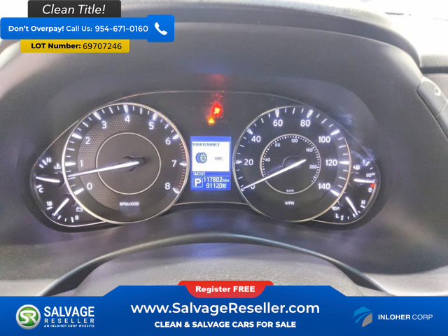 Used 2017 Nissan Armada Platinum w/ Interior Lighting Package RWD image 12