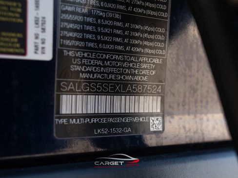 Used 2020 Land Rover Range Rover Long Wheelbase HSE image 51