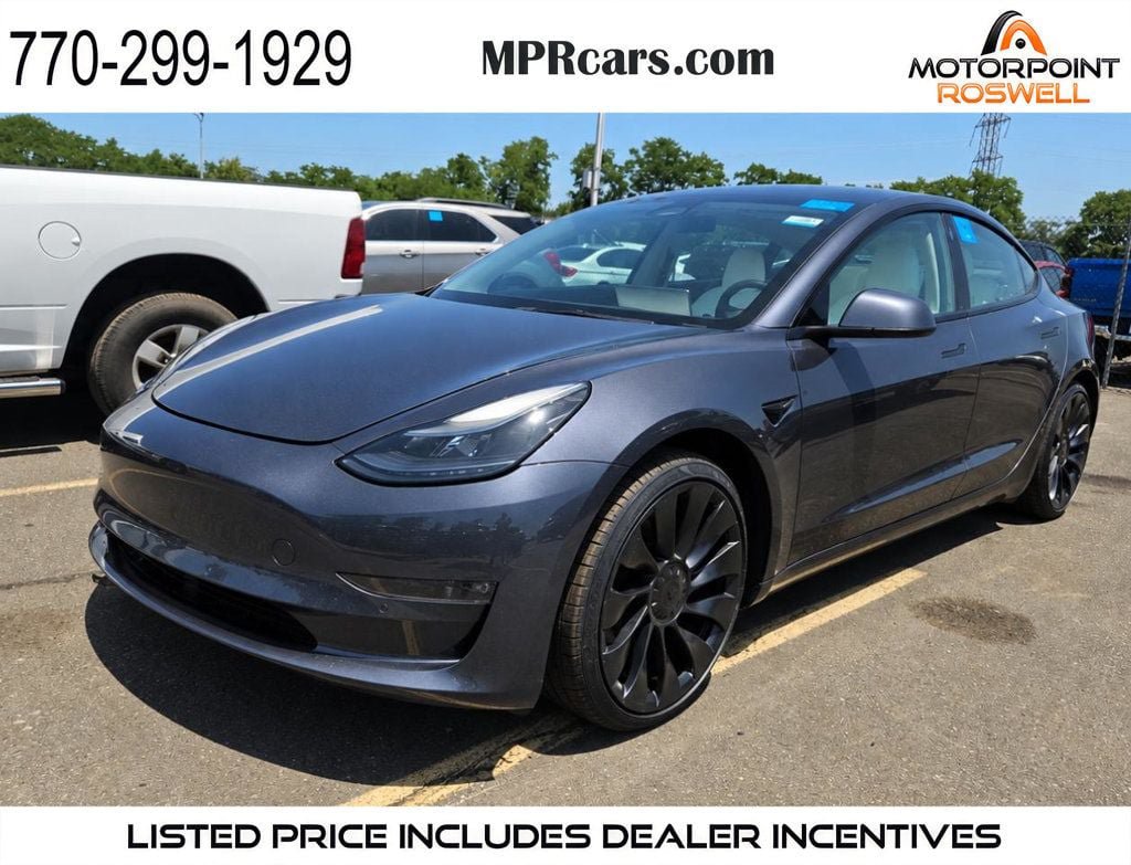 Used 2022 Tesla Model 3 Performance AWD/4WD image 1