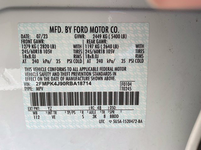 Used 2024 Ford Edge SEL w/ Convenience Package AWD/4WD image 45