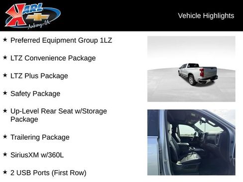 Certified 2021 Chevrolet Silverado 1500 LTZ AWD/4WD image 2