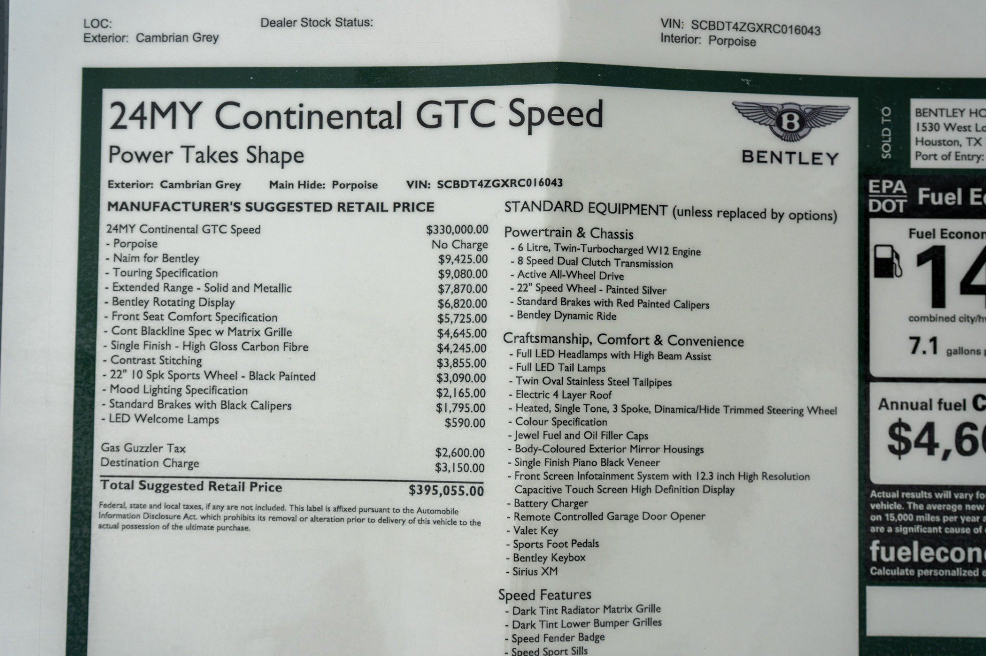 Used 2024 Bentley Continental GT Speed AWD/4WD image 25