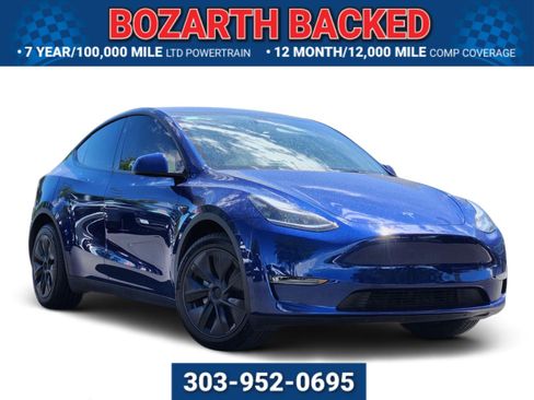 Used 2025 Tesla Model Y Long Range AWD/4WD image 1