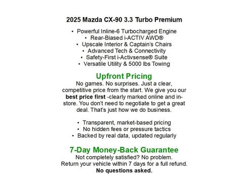 Used 2025 MAZDA CX-90 3.3 Turbo w/ Premium Sport Pkg image 51