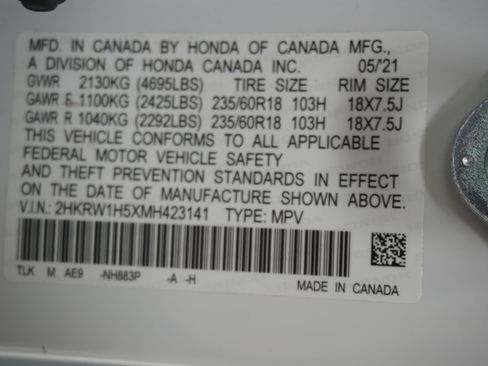 Used 2021 Honda CR-V EX image 30