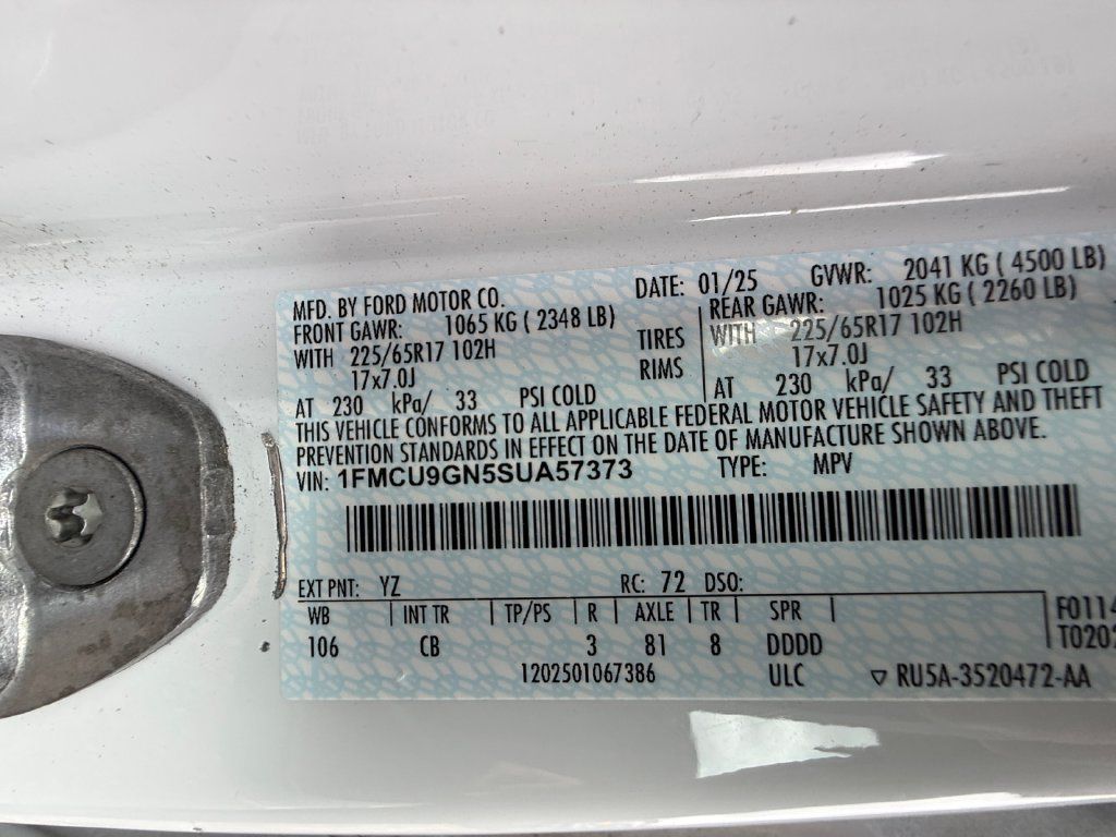 Used 2025 Ford Escape Active AWD/4WD image 42