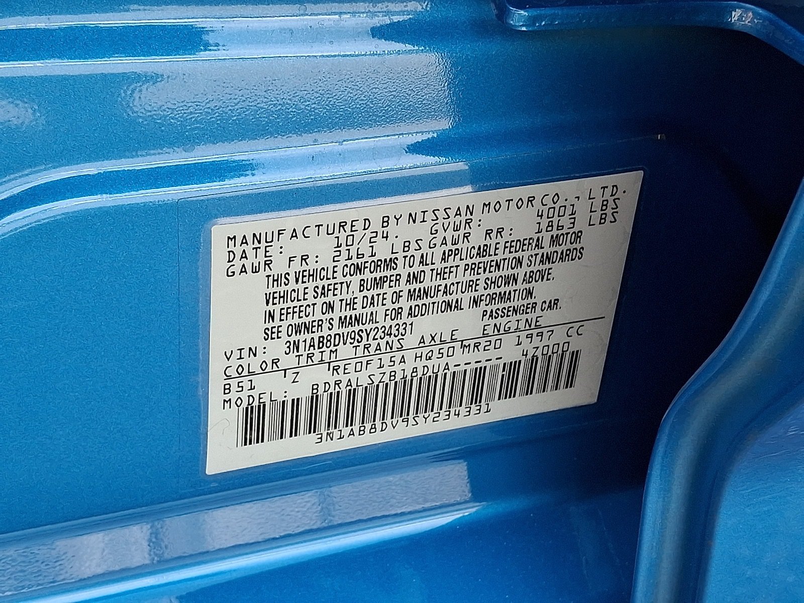 Certified 2025 Nissan Sentra SR w/ SR Premium Package FWD image 26