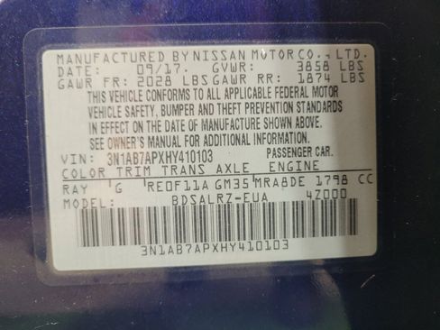 Used 2017 Nissan Sentra SR w/ SR Premium Technology Package FWD image 33