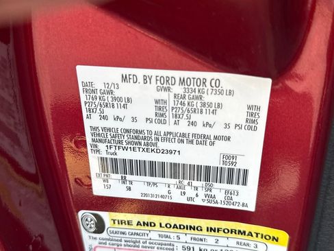 Used 2014 Ford F150 FX4 w/ Equipment Group 402A Luxury image 17