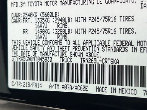 Certified 2022 Toyota Tacoma SR RWD image 24