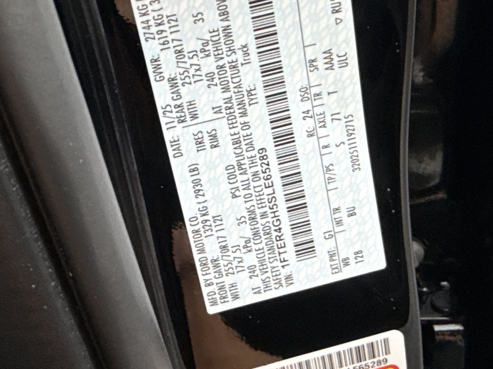 Certified 2025 Ford Ranger XLT w/ Equipment Group 301A High RWD image 43