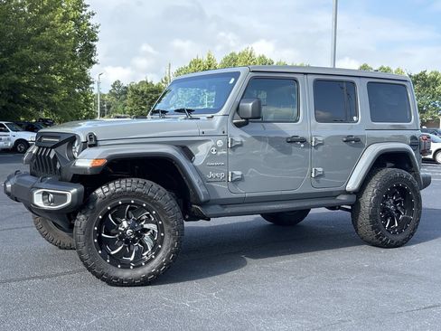 Used 2023 Jeep Wrangler Unlimited Sahara w/ LED Lighting Group AWD/4WD image 1