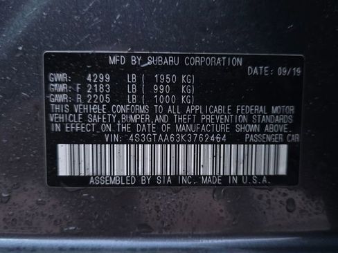 Used 2019 Subaru Impreza 2.0i AWD/4WD image 3