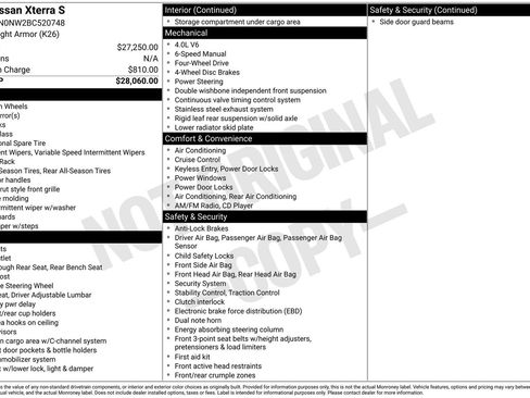 Used 2011 Nissan Xterra S image 21