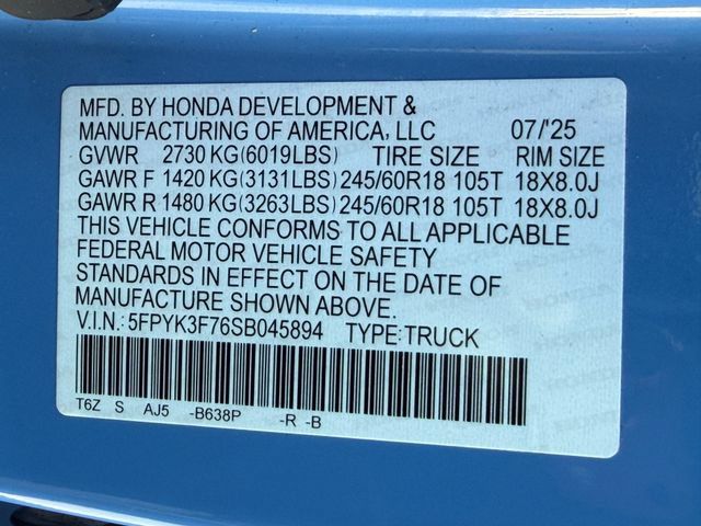 Used 2025 Honda Ridgeline TrailSport+ image 25