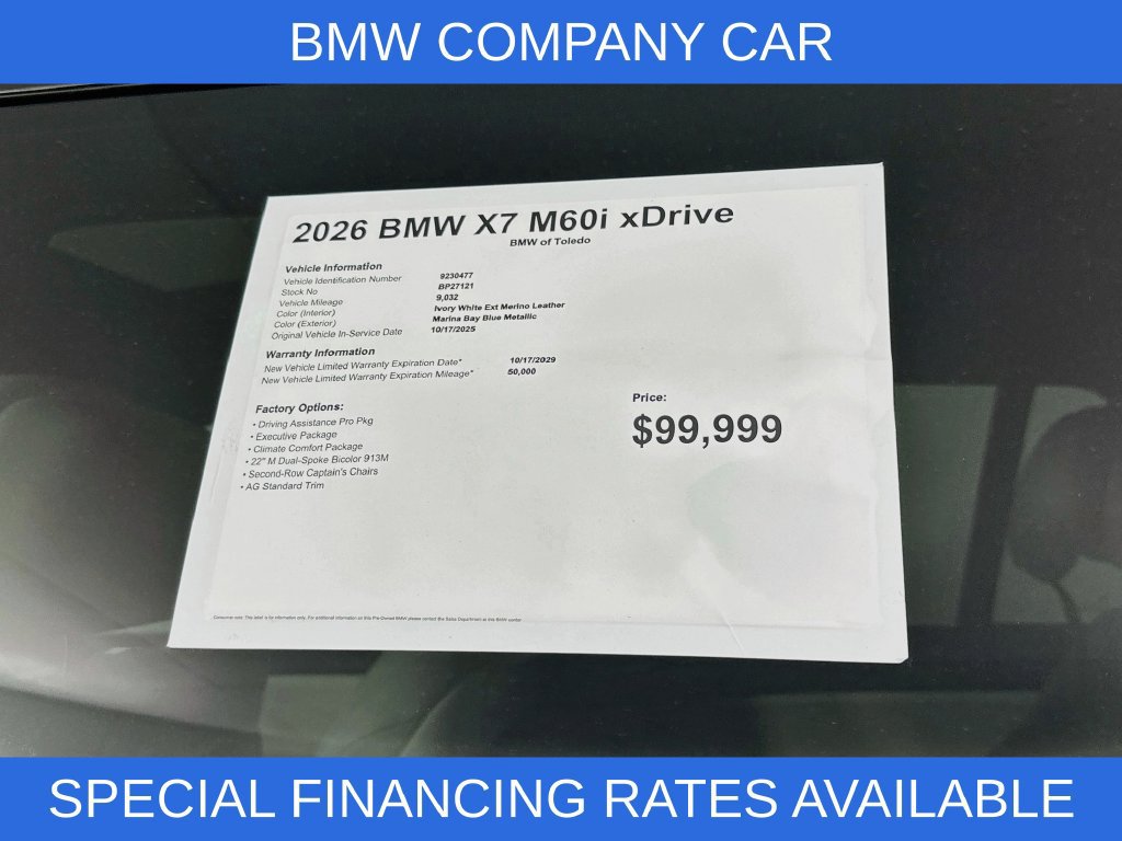 Used 2026 BMW X7 M60i AWD/4WD image 10