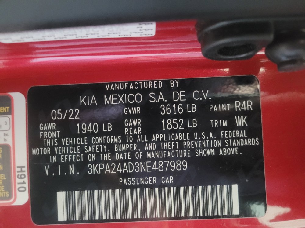 Used 2022 Kia Rio S FWD image 33