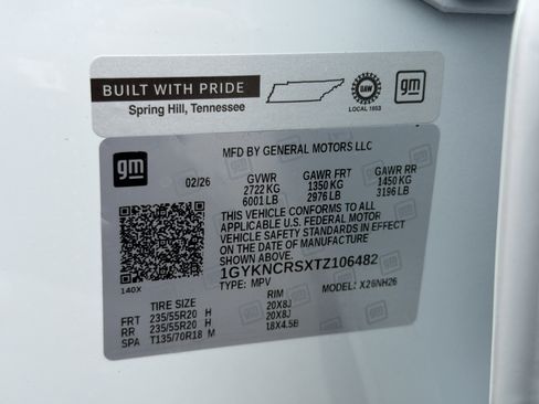 New 2026 Cadillac XT5 Premium Luxury w/ Driver Assist Package image 39