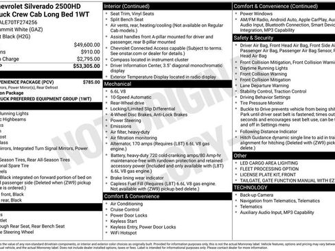 New 2026 Chevrolet Silverado 2500 W/T w/ WT Convenience Package RWD image 28