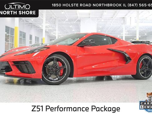 Used 2022 Chevrolet Corvette Stingray Preferred Cpe w/ Z51 Performance Package RWD image 1