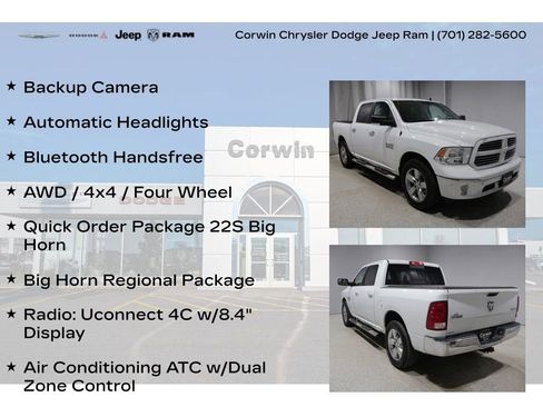 Used 2018 RAM 1500 Big Horn AWD/4WD image 8