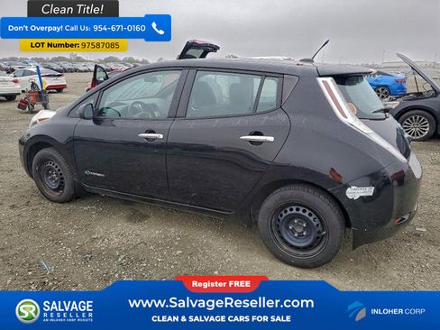 Used 2013 Nissan Leaf S w/ Charger Pkg image 3