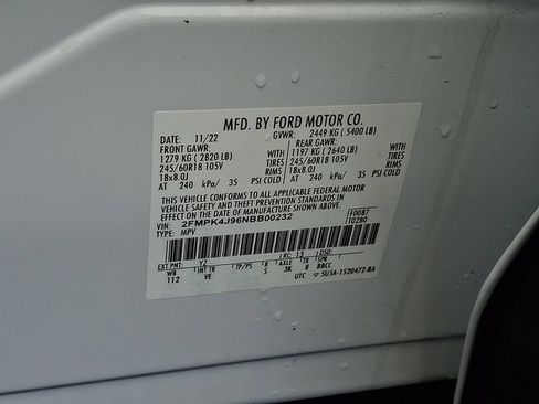 Certified 2022 Ford Edge SEL w/ Convenience Package AWD/4WD image 27