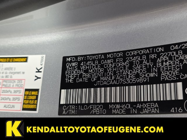 Used 2025 Toyota Prius LE FWD image 10