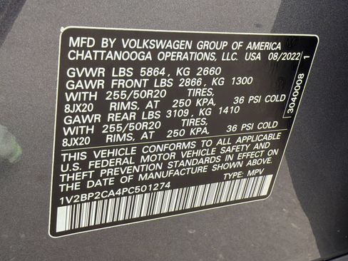 Used 2023 Volkswagen Atlas SEL AWD/4WD image 20