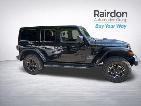Used 2021 Jeep Wrangler Unlimited Rubicon 4xe w/ Cold Weather Group AWD/4WD image 8